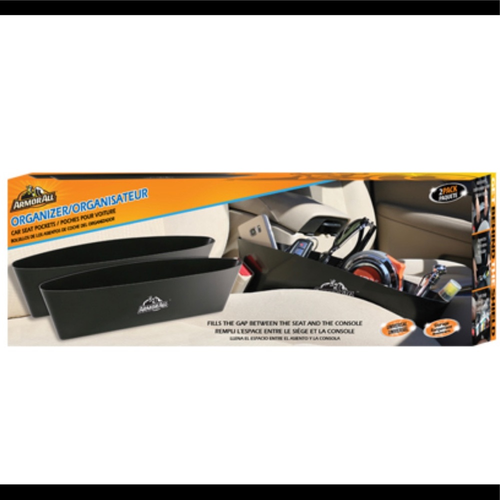 ARMORALL > 2PK Car Seat Pocket Organizer